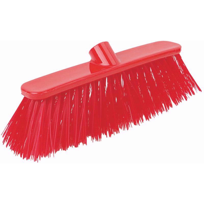 Picture of BROOM & HANDLE DELUXE STIFF RED