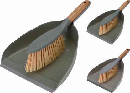 Picture of DUSTPAN AND BRUSH WITH BAMBOO