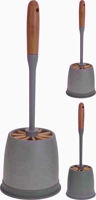 Picture of TOILET BRUSH AND HOLDER WITH BAMBOO