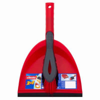 Picture of VILEDA RED DUSTPAN & BRUSH