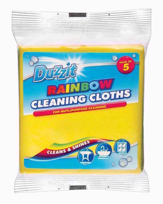 Picture of DUZZIT RAINBOW CLEANING CLOTHS