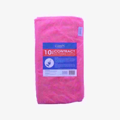 Picture of SQUEAKY CLEAN MICRO-FIBRE 10 CLOTHS PINK