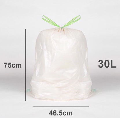 Picture of ECO360 DRAWSTRING 20 BIN BAGS 30 LTR