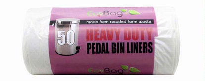 Picture of ECOBAG WHITE HEAVY DUTY PEDAL 50B 22 L