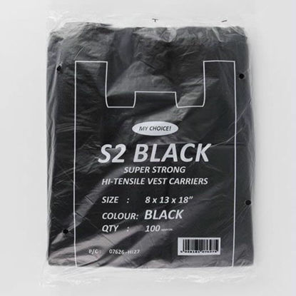 Picture of MP CARRIER100 BAGS GIANTS2 BLACK 7X13X18INCH