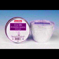 Picture of CAROLINE FOIL PUDDING 4 BASINS 1 LB 1044