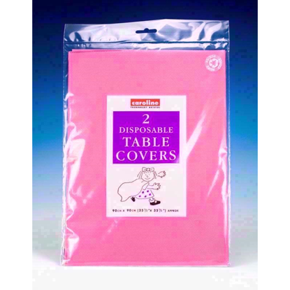Picture of CAROLINE PAPER TABLE COVERS HOTPINK 1337