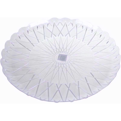 Picture of EURO CLEAR ROUND PLASTIC TRAY 36CM