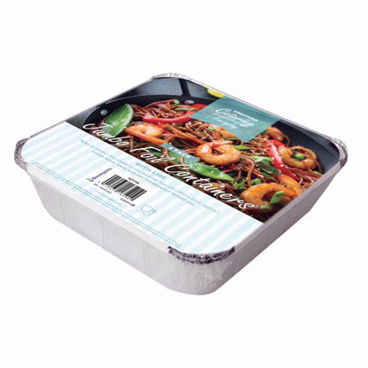 Picture of KINGFISHER FOIL 4 DISH & LID SQUARE