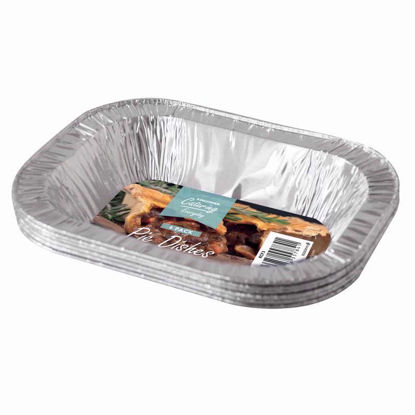 Picture of KINGFISHER FOIL PIE 6 OBLONG DISHES