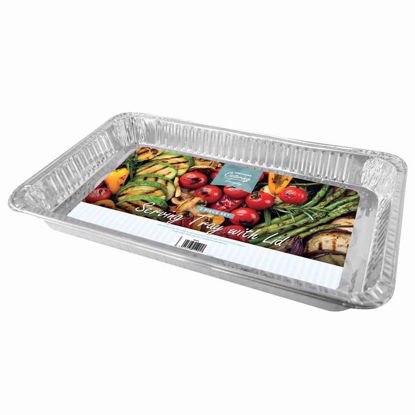 Picture of KINGFISHER FOIL TRAY SERVING TRAY & LID