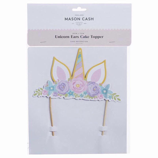 Picture of MASON CASH CAKE TOPPER UNICORN EARS