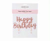 Picture of MASON CASH TOPPER HAPPY BIRTHDAY ROSE GOLD