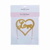 Picture of MASON CASH TOPPER LOVE GLITTER GOLD