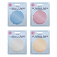 Picture of METALLIC CUPCAKE CASES 60 CASES