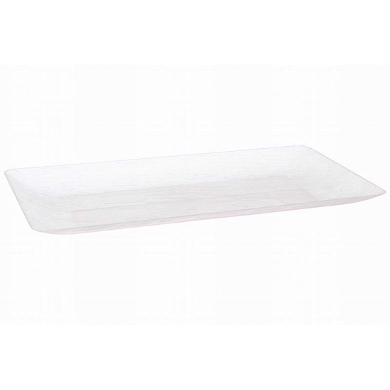 Picture of PLASTIC LARGE CLEAR WOOD TRAY