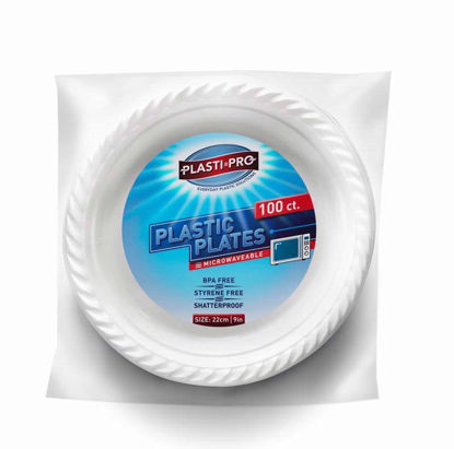 Picture of PLASTIPRO PLASTIC 100 PLATES 9 INCH