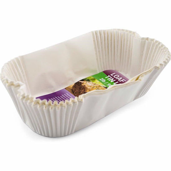 Picture of PPS BAKING LOAF TIN 30 LINERS 2IB