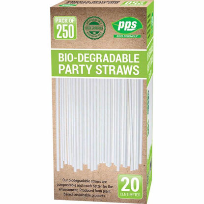 Picture of PPS BIODEGRADABLE 250 STRAWS