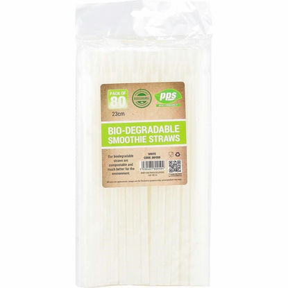 Picture of PPS BIODEGRADABLE SMOOTHIE 80 STRAWS