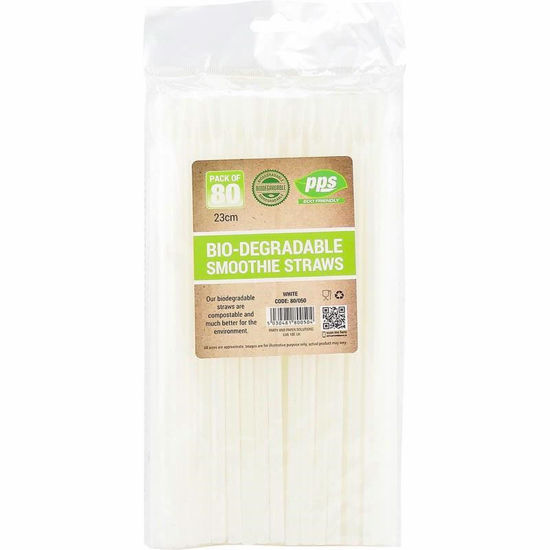 Picture of PPS BIODEGRADABLE SMOOTHIE 80 STRAWS