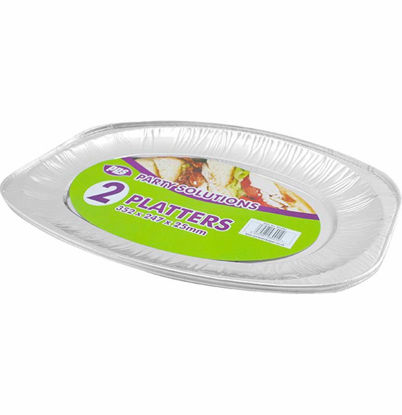 Picture of PPS FOIL PLATTERS 2PCS 352X247X25MM