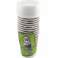 Picture of PPS PAPER 10 HOTCUPS & LIDS 8 OZ