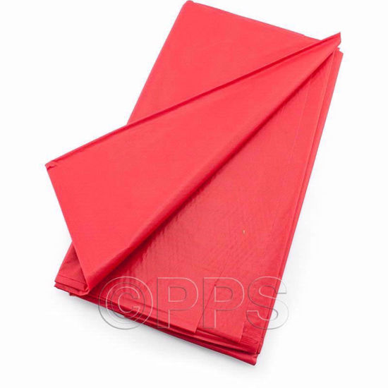 Picture of PPS PLASTIC 2 TABLECLOTHS RED