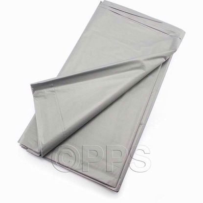 Picture of PPS PLASTIC 2 TABLECLOTHS SILVER