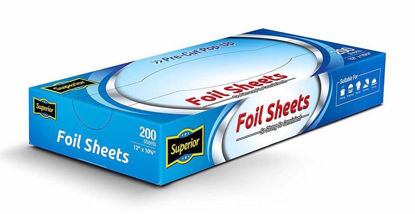 Picture of SUPERIOR ALUMINIUM CUTFOIL 200 SHEETS