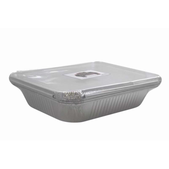 Picture of SUPERIOR FOIL 5 CONTAINERS & LID 9X13IN