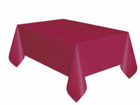 Picture of UNIQUE RECT BURGUNDY TABLE COVER 54X108