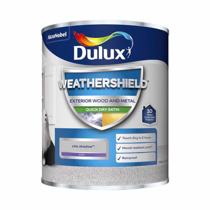 Picture of DULUX WEATHERSHIELD QUICK DRY SATIN 750ML