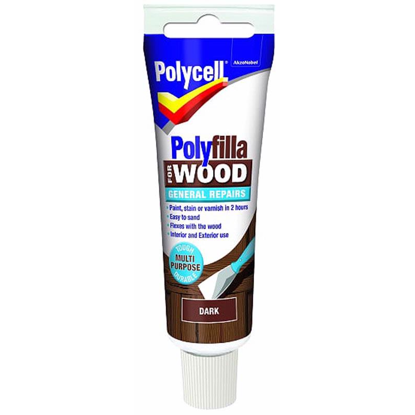 Picture of POLYCELL POLYFILL WOOD GEN/REP DARK TUBE 75GM