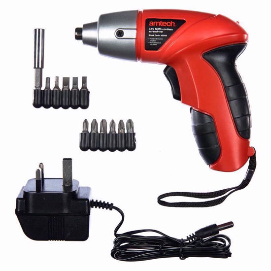 Picture of AMTECH SCREWDRIVER CORDLESS /CHARGER 3.6V