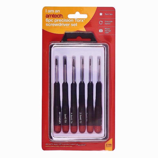 Picture of AMTECH SCREWDRIVER PRECISION TORQ 6PC