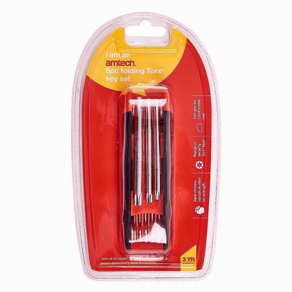 Picture of AMTECH TORX KEY FOLDING SET 8PCE