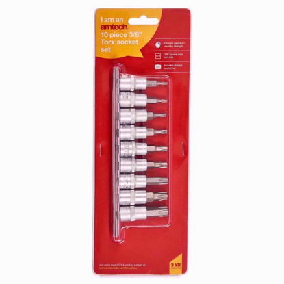 Picture of AMTECH TORX SOCKET SET 10PC 3/8 INCH