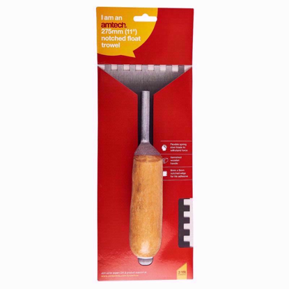 Picture of AMTECH TROWEL FLOAT WOODEN HANDLE 11INCH