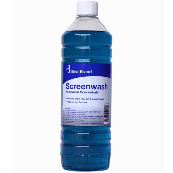 Picture of BIRDBRAND SCREENWASH CONC 1LT