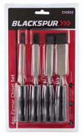 Picture of BLACKSPUR 4PCE FIRMER CHISEL SET