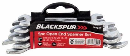 Picture of BLACKSPUR 5 PCE SPANNER SET OPEN END