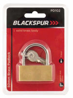 Picture of BLACKSPUR 50MM BRASS PADLOCK