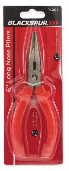 Picture of BLACKSPUR 6 INCH LONG NOSE PLIERS BOTH ETA/TB