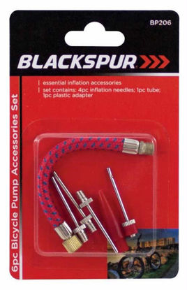 Picture of BLACKSPUR BICYCLE PUMP ACCESSORIES 6PC SET