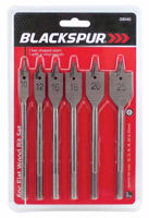 Picture of BLACKSPUR FLAT WOOD BIT SET 6PC