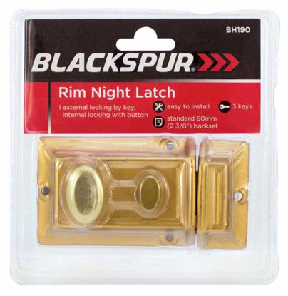 Picture of BLACKSPUR NIGHT RIM LATCH