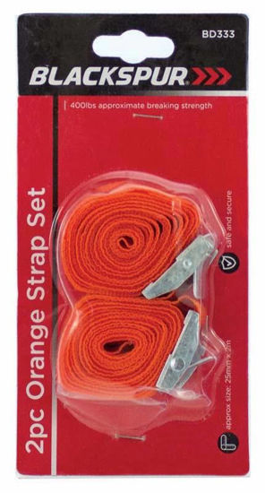 Picture of BLACKSPUR ORANGE STRAP 2PC SET