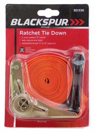 Picture of BLACKSPUR RATCHET TIE DOWN