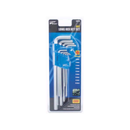 Picture of PRO USER 9PC LONG HEX KEY SET